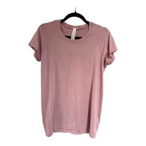 Lululemon Swiftly Tech Short-Sleeve Shirt 2.0 in Dusty Rose Mauve Size 12